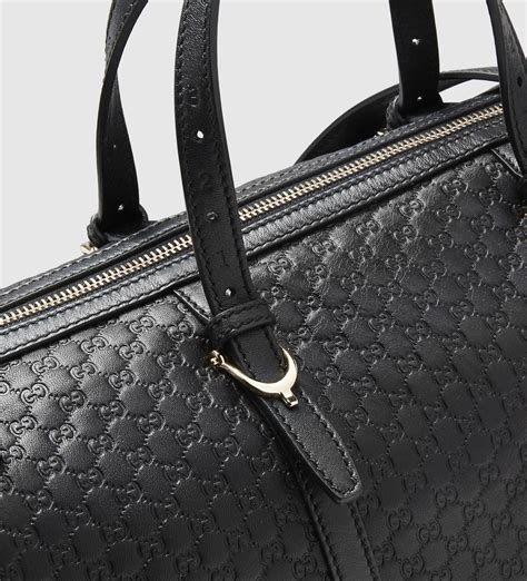 gucci black web boston bag|gucci microguccissima boston bag.